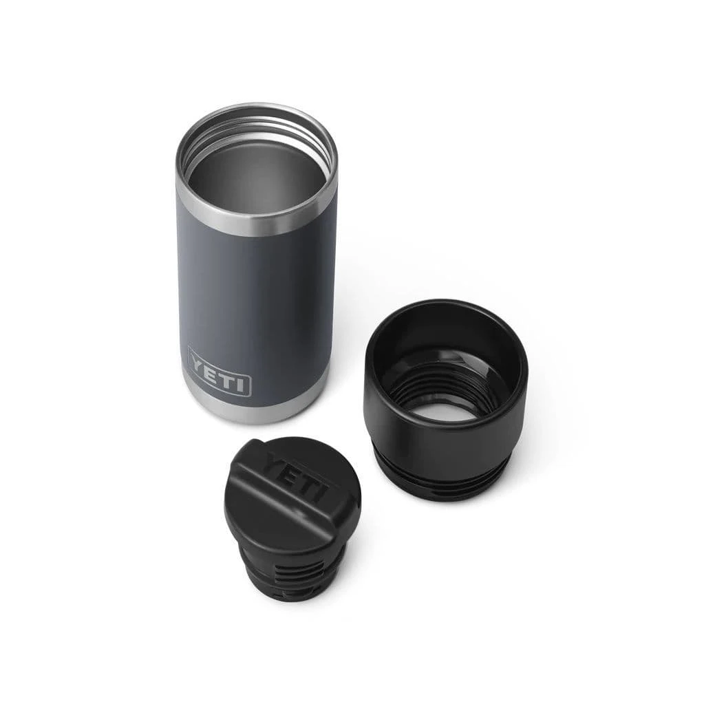 YETI Rambler 12oz / 354ml Bottle With HotShot Cap - Charcoal - Image 2