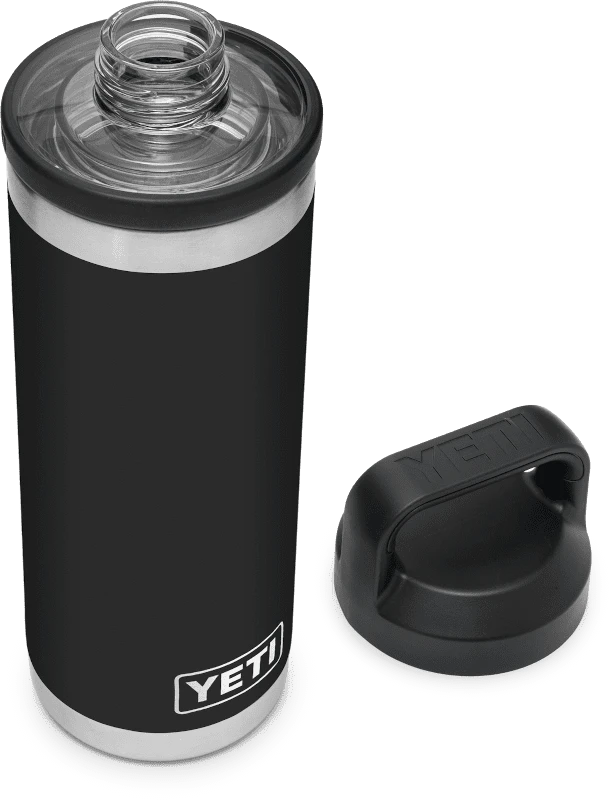 YETI Rambler 18 Oz / 532 Ml Bottle With Chug Cap - Black - Image 3