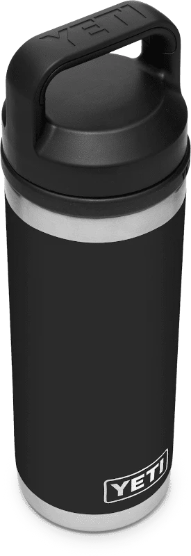 YETI Rambler 18 Oz / 532 Ml Bottle With Chug Cap - Black - Image 4