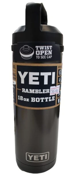 YETI Rambler 18oz / 532ml Bottle With Chug Cap - Graphite