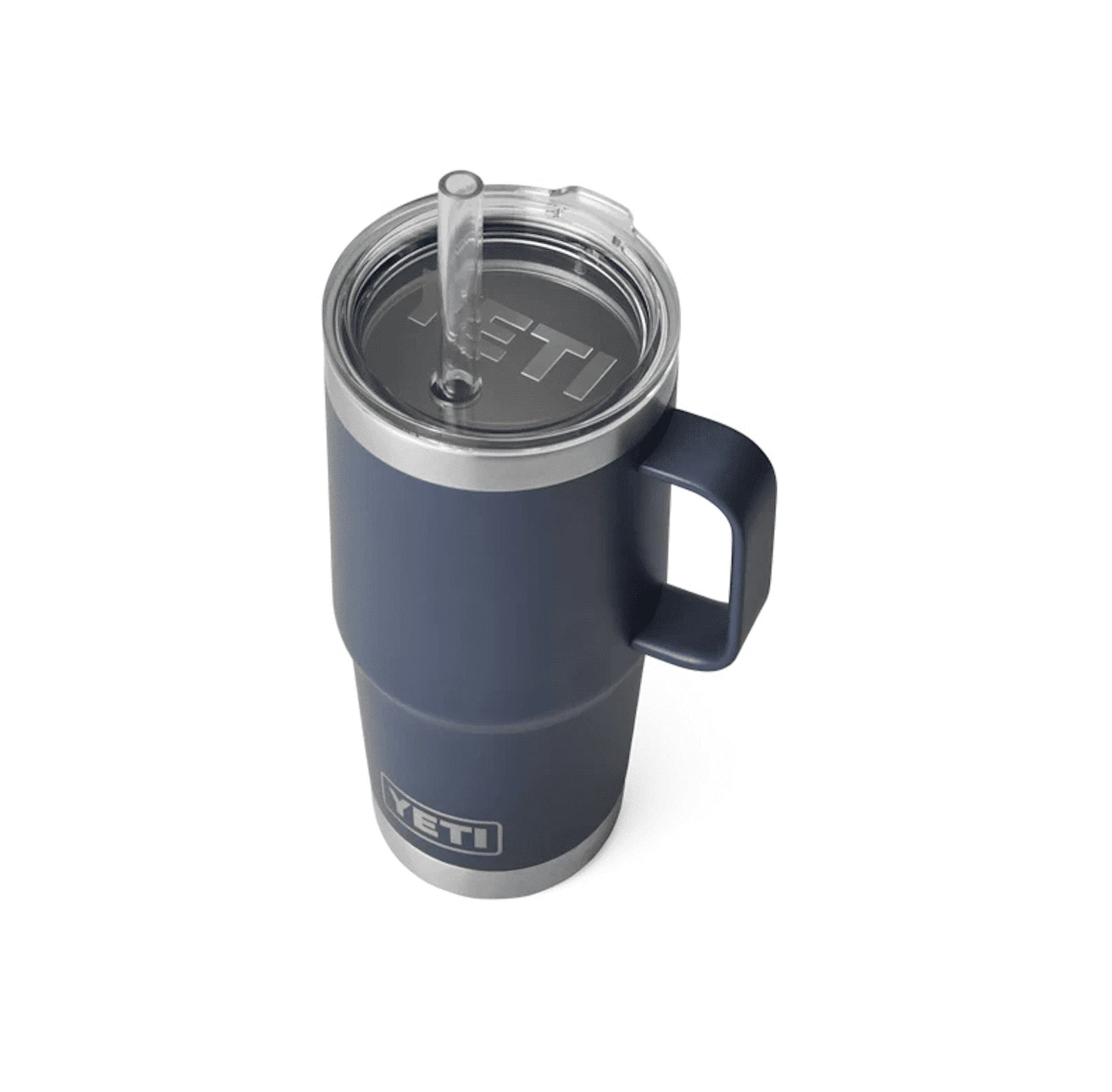 YETI Rambler 25oz / 710ml Straw Mug With Straw Lid - Navy - Image 3