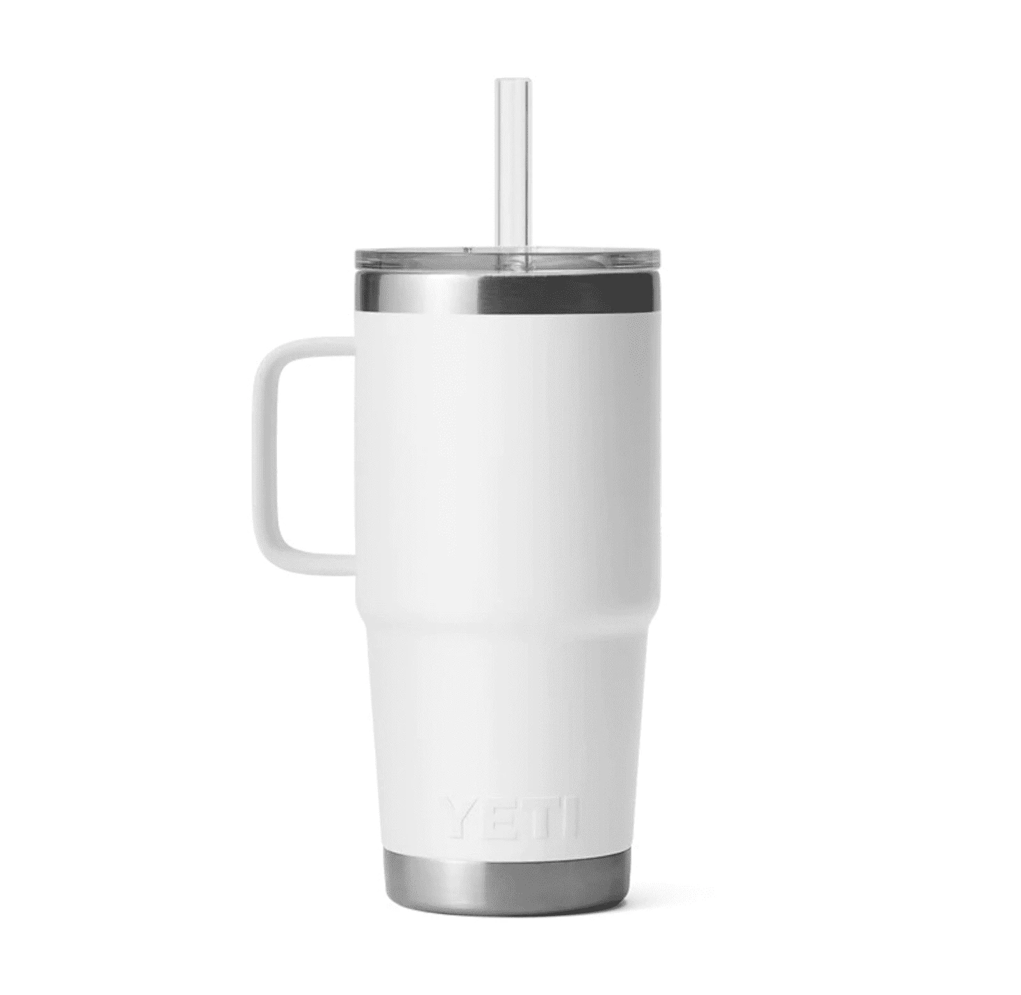YETI Rambler 25oz / 710ml Straw Mug With Straw Lid - White - Image 2