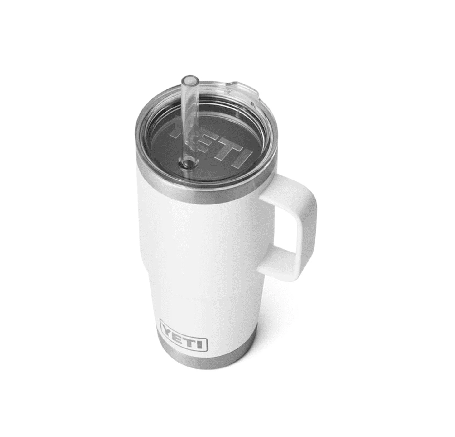 YETI Rambler 25oz / 710ml Straw Mug With Straw Lid - White - Image 3