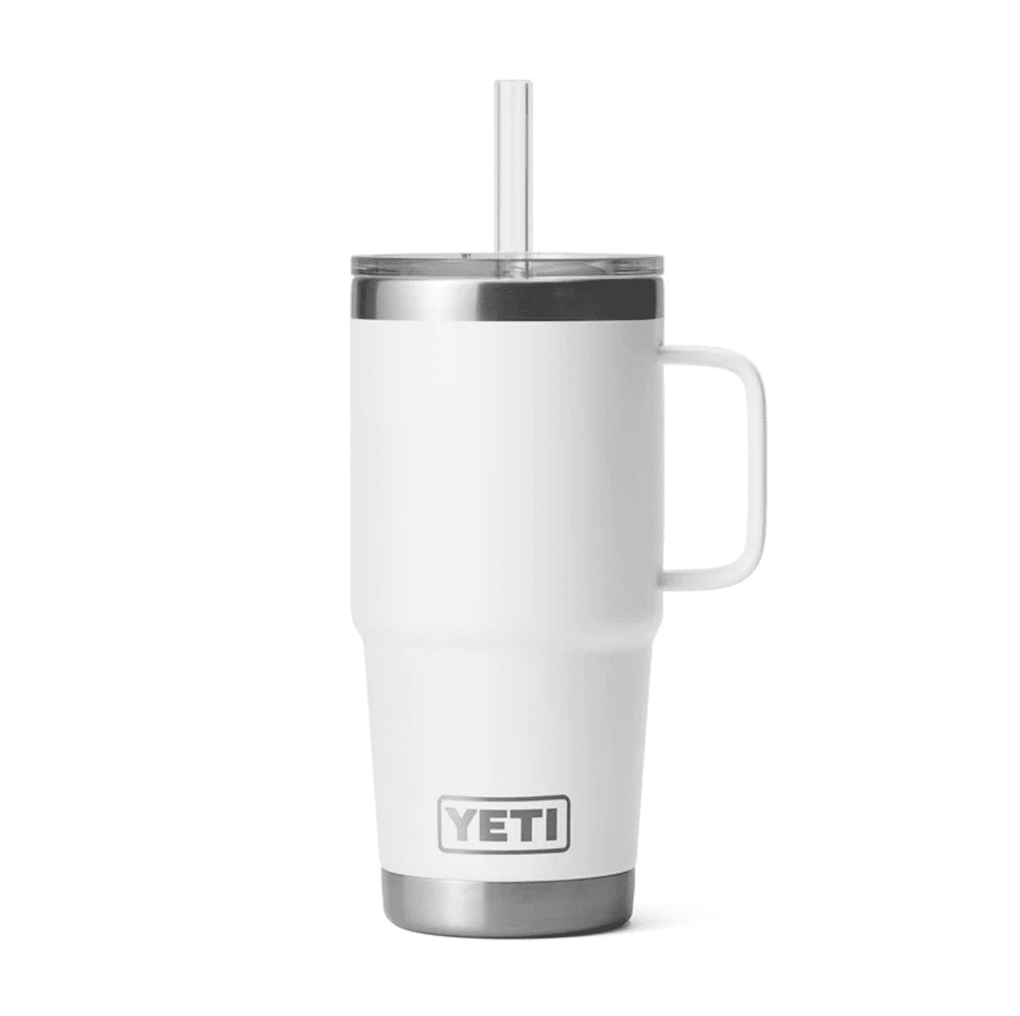 YETI Rambler 25oz / 710ml Straw Mug With Straw Lid - White