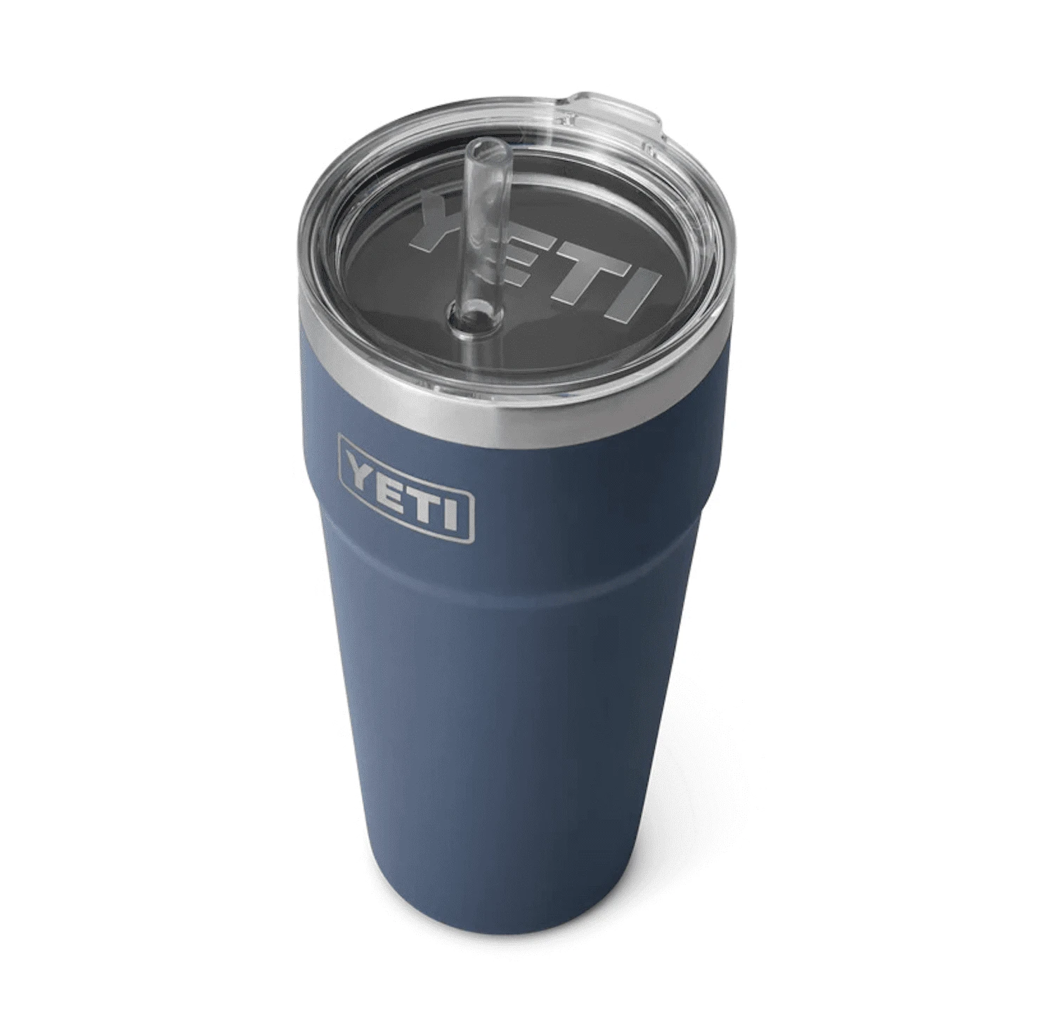 YETI Rambler 26oz / 760ml Straw Cup With Straw Lid - Navy - Image 2