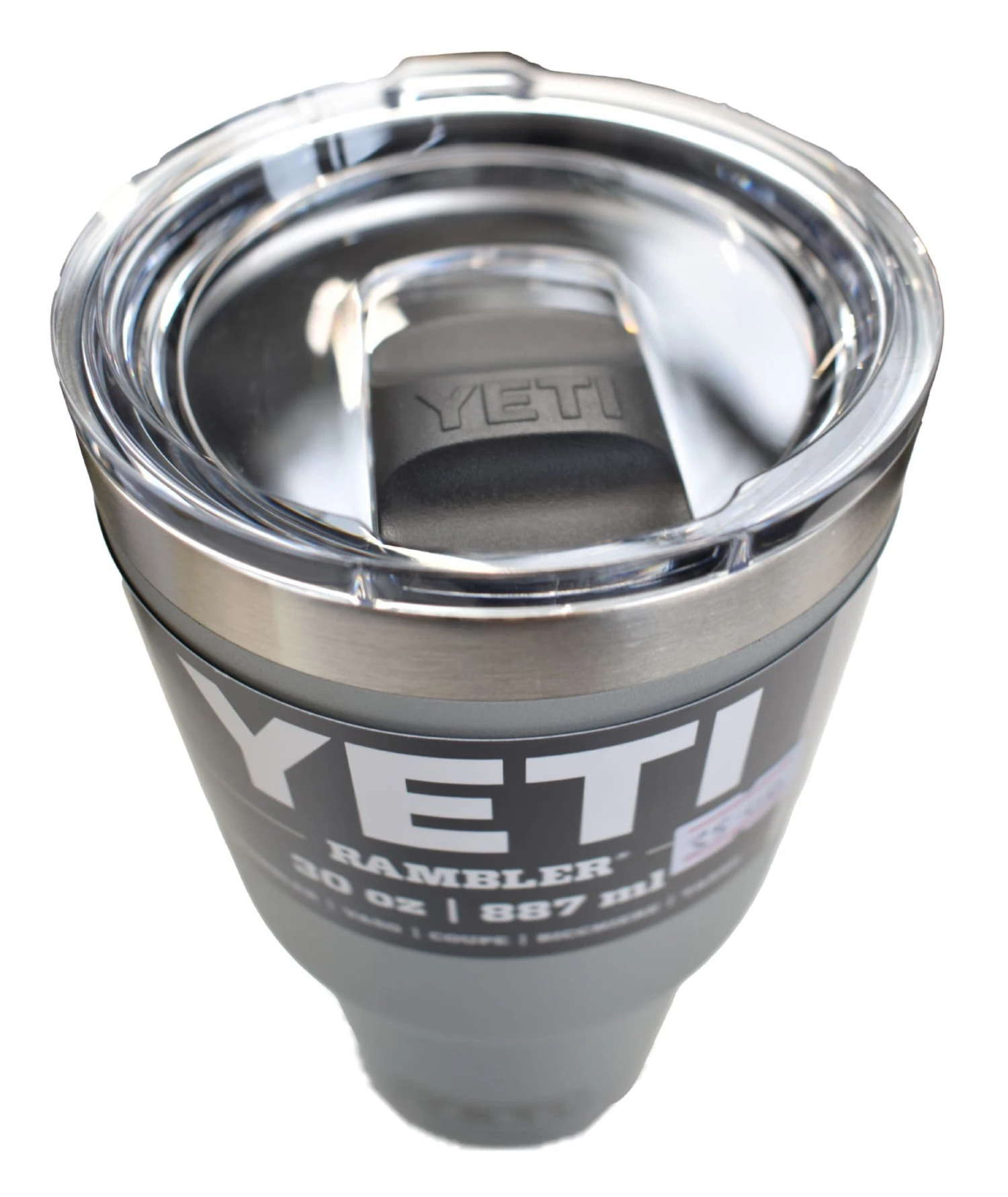 YETI Rambler 30oz / 887ml Tumbler - Granite Grey - Image 2