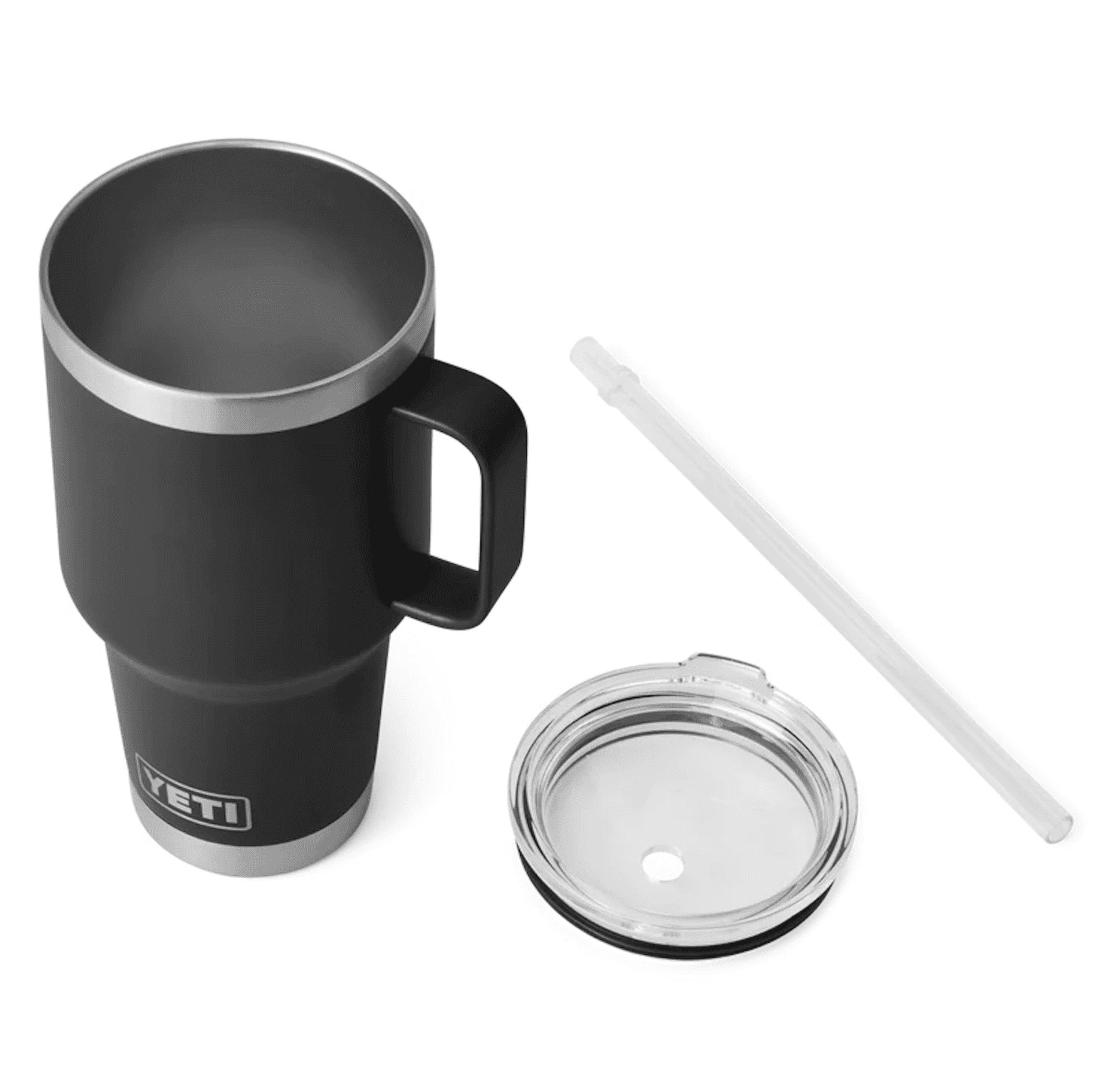 YETI Rambler 35oz / 994ml Straw Mug With Straw Lid - Black - Image 4