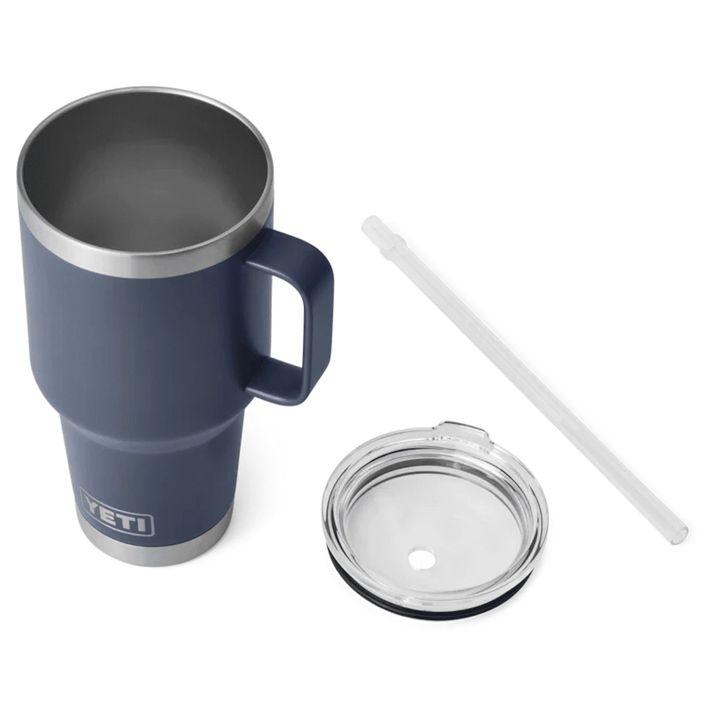 YETI Rambler 35oz / 994ml Straw Mug With Straw Lid - Navy - Image 4