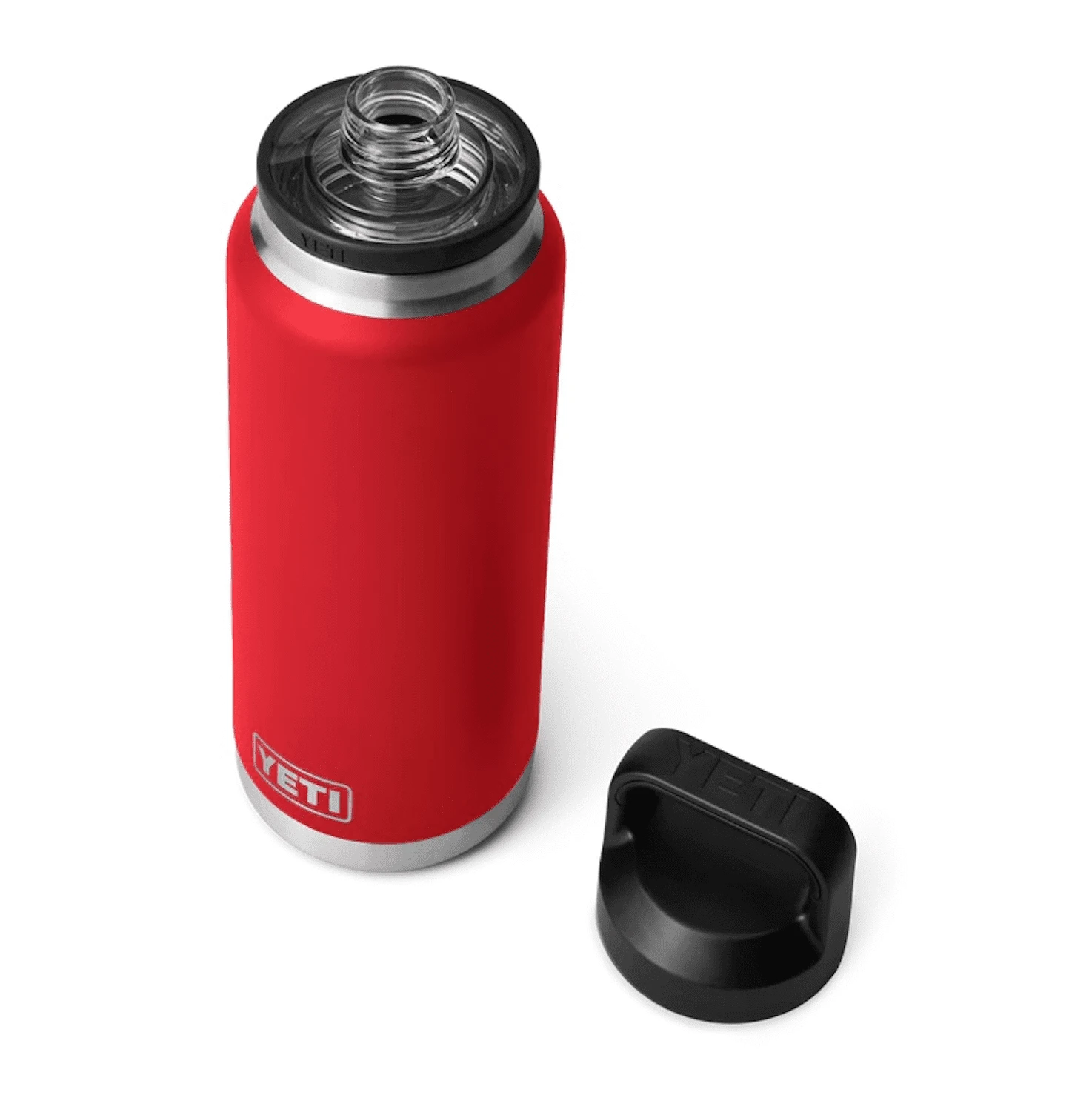 YETI Rambler 36oz / 1065ml Bottle With Chug Cap - Rescue Red - Image 4