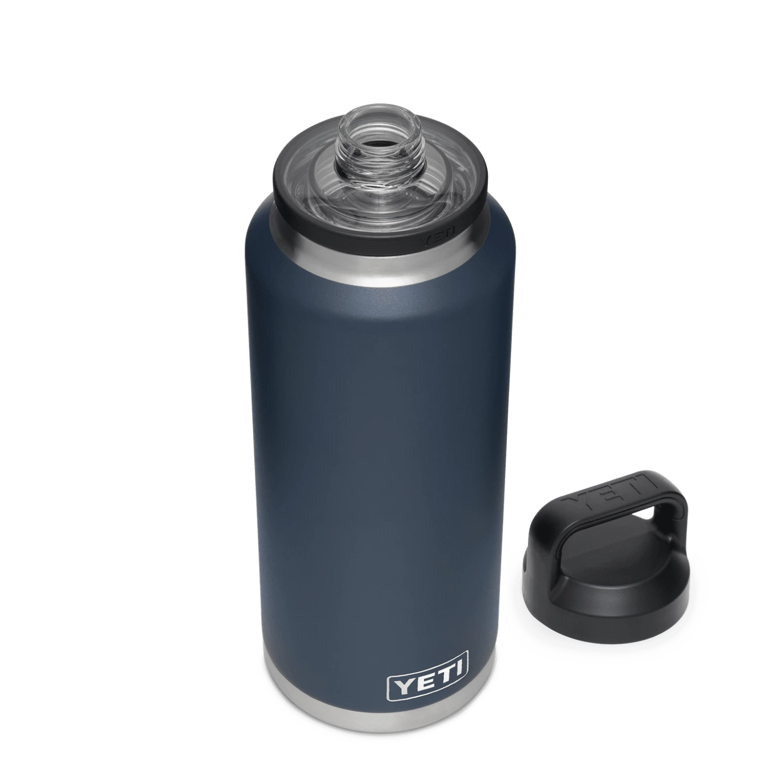 YETI Rambler 46oz / 1.4L Bottle With Chug Cap - Navy - Image 3
