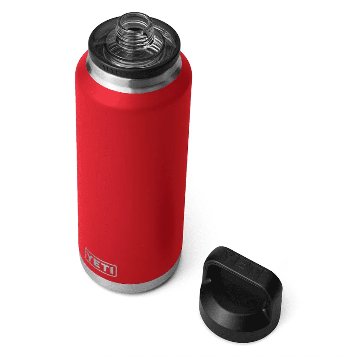 YETI Rambler 46oz / 1.4L Bottle With Chug Cap - Rescue Red - Image 4