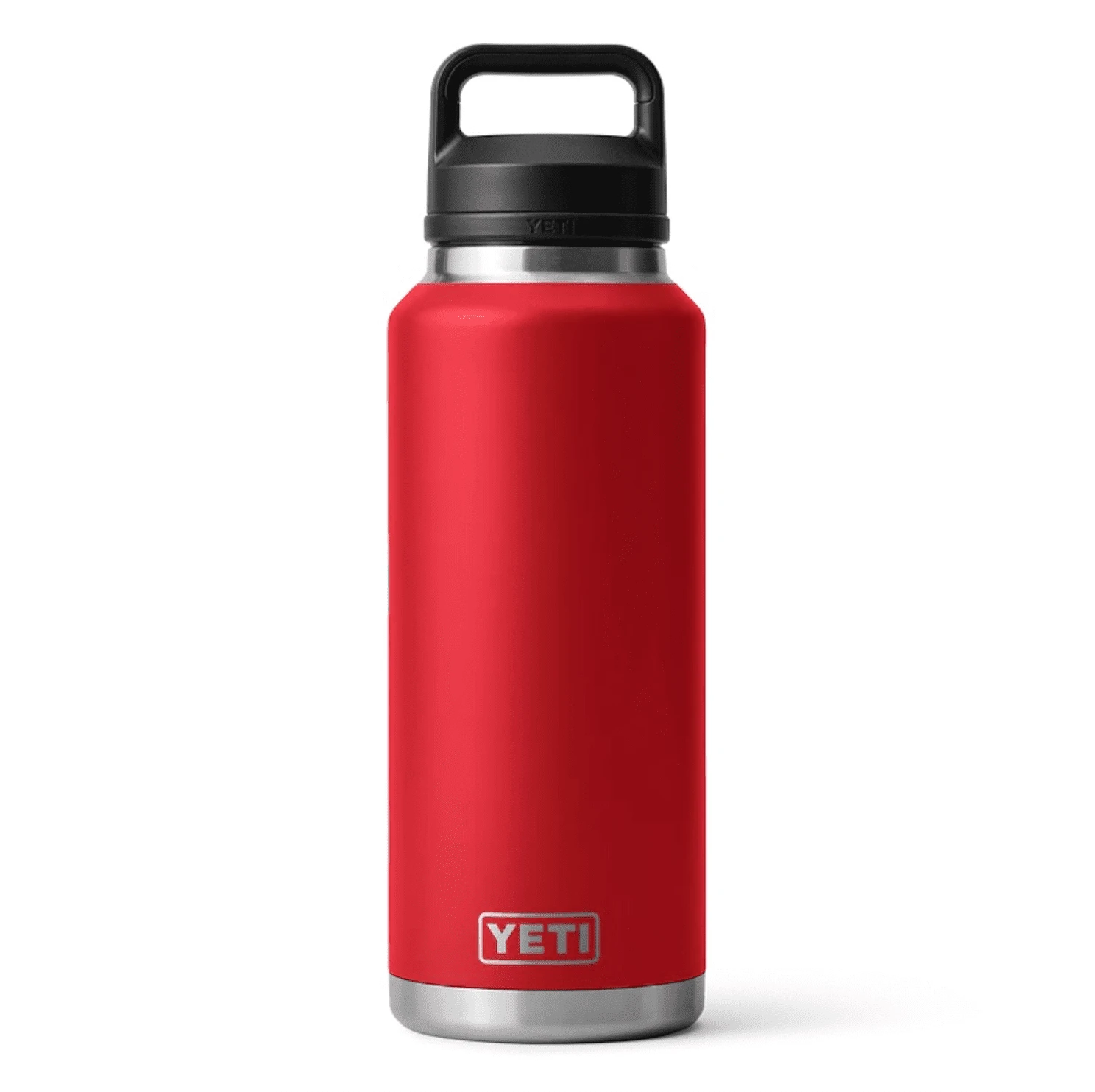 YETI Rambler 46oz / 1.4L Bottle With Chug Cap - Rescue Red