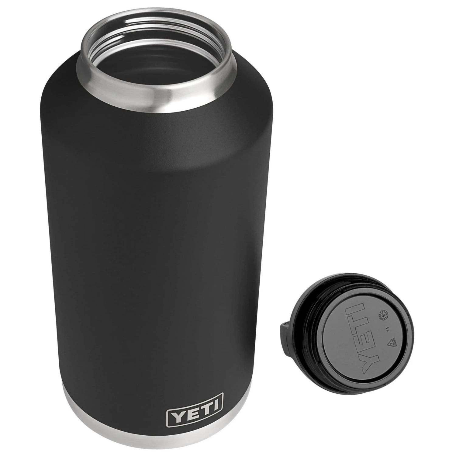 YETI Rambler 64oz / 1.9L Bottle With Chug Cap - Black - Image 5