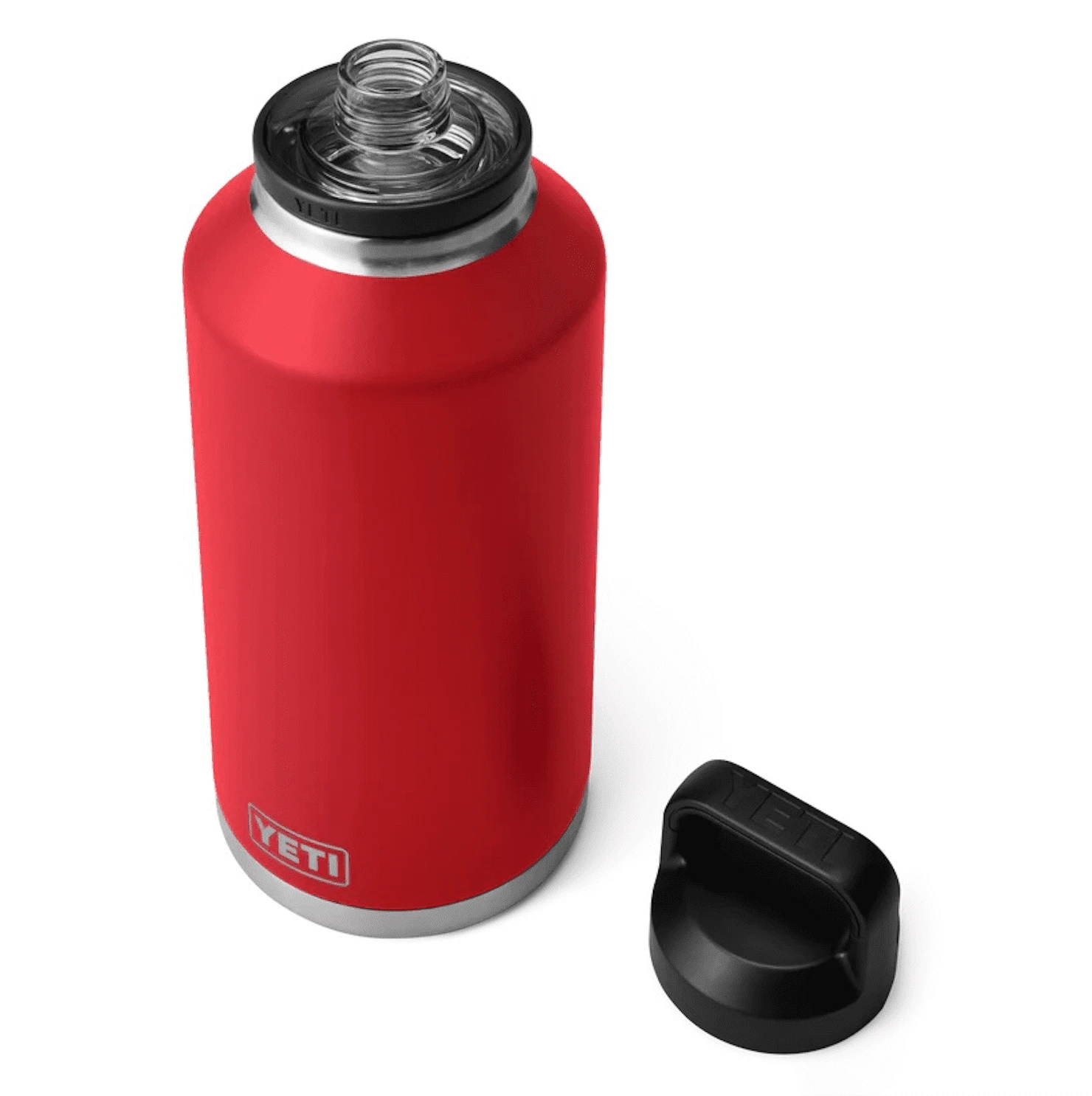 YETI Rambler 64oz / 1.9L Bottle With Chug Cap - Rescue Red - Image 4