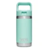 YETI Rambler Junior Kids 12 Oz / 354 Ml Bottle With Straw Cap - Seafoam