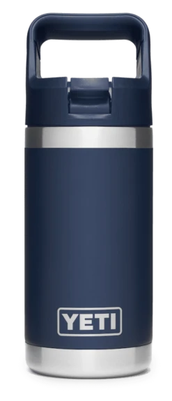 YETI Rambler Junior Kids 12oz / 354ml Bottle With Straw Cap - Navy